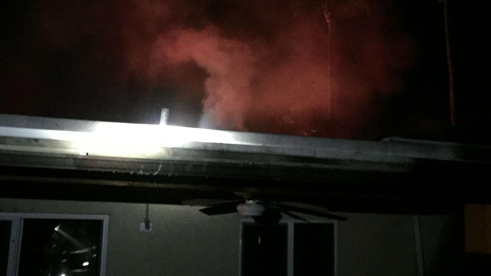 Northwest fire displaces family, no injuries